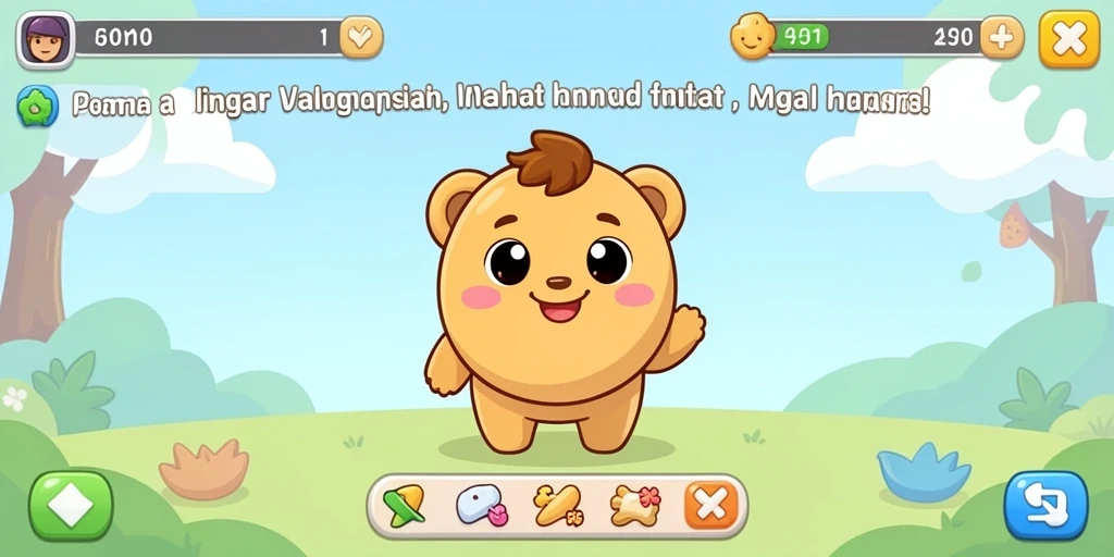gatotkaca123 - Karakter utama GATOTKACA123 dalam aksi pertempuran.