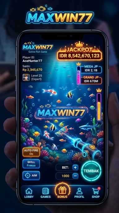Layar utama maxwin77 — antarmuka bersih setelah instalasi